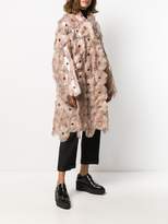 Thumbnail for your product : Comme des Garcons eyelet detail oversized coat