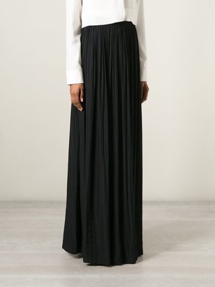 Lanvin pleated maxi skirt - women - Polyester - 42