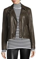 Thumbnail for your product : SET The Tyler Leather Moto Jacket