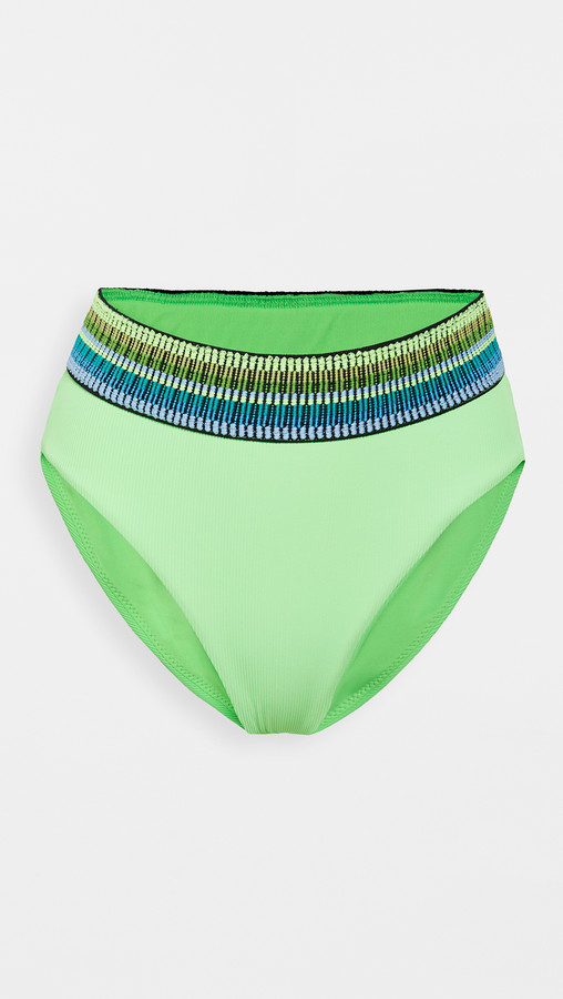 Peixoto Kiwi Zoni High Waisted Bottoms ShopStyle Two Piece Swimsuits