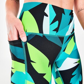 Under Armour Women's HeatGear No-Slip Waistband Allover Print Cropped  Performance Leggings - ShopStyle