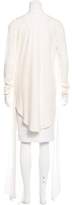 Thumbnail for your product : Thomas Wylde Silk Draped Blouse