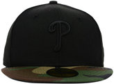 Thumbnail for your product : New Era Philadelphia Phillies Woodland 59FIFTY Cap