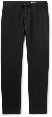 NN07 Copenhagen Slim-Fit Tapered Garment-Dyed Linen Trousers