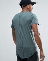 Thumbnail for your product : Religion Washed T-Shirt with Curved Hem