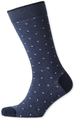 Charles Tyrwhitt Blue Dot Socks Size Large