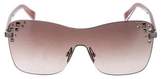 Thumbnail for your product : Jimmy Choo Mask Studded Sunglasses