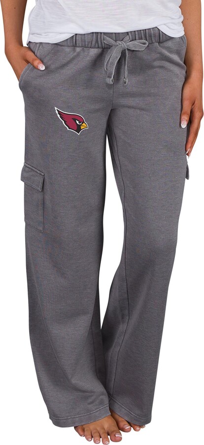 Women's Concepts Sport Charcoal Arizona Cardinals Trackside Cargo Pants