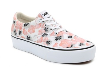 vans floral shoes womens