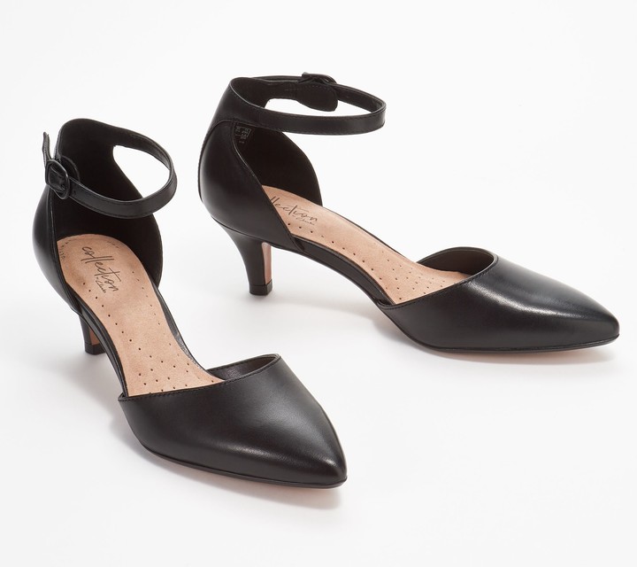 Clarks Collection Leather Two- Piece Pumps - Linvale Edyth - ShopStyle