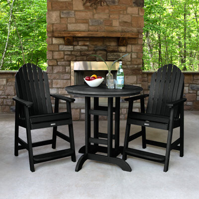 Anette 2-Person 36" Round, Counter-Height Dining Set