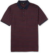 Thumbnail for your product : Dunhill Striped Cotton Polo Shirt