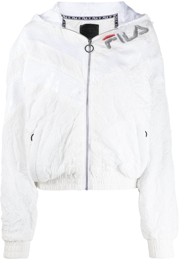 Fila Sequin-Embellished Logo Jacket - ShopStyle