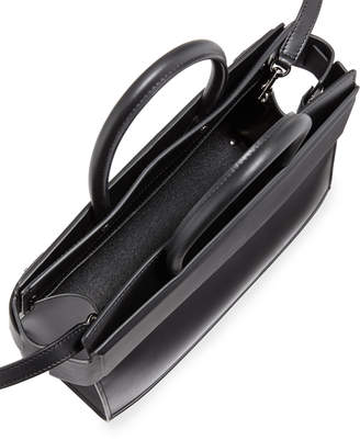 Givenchy Horizon Small Leather Satchel Bag, Black