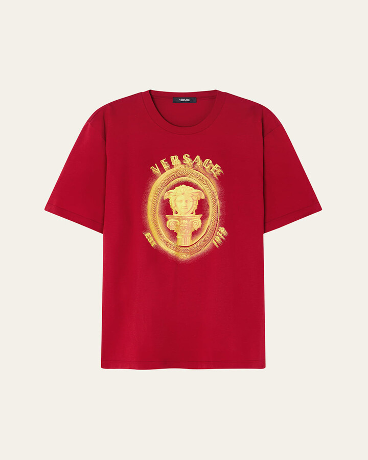 Versace Men's Medusa Logo Graphic T-Shirt