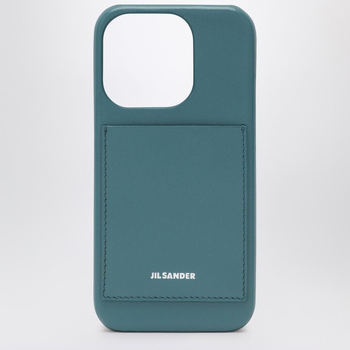 Jil Sander Lagoon-coloured iPhone 15 Pro Max cover with logo