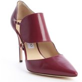 Thumbnail for your product : Jimmy Choo orchid purple leather 'Heath' buckle strap detail pointed toe pumps