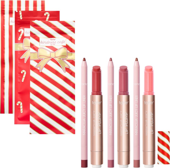 Tarte Kindness Cafe Maracuja Juicy 6pc Lip Set With Bags
