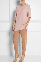 Thumbnail for your product : DKNY Satin-crepe tunic
