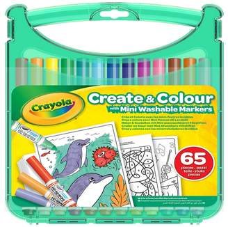 Crayola - 'Create And Colour' Mini Washable Markers Set