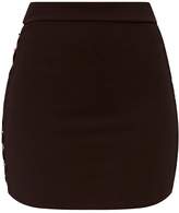 Thumbnail for your product : PrettyLittleThing Black Side Lace Up Mini Skirt