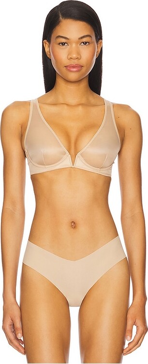 Commando Chic Mesh Plunge Underwire Bra
