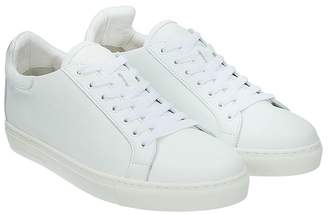 Sophia Webster Bibi Low Top White Leather Sneakers