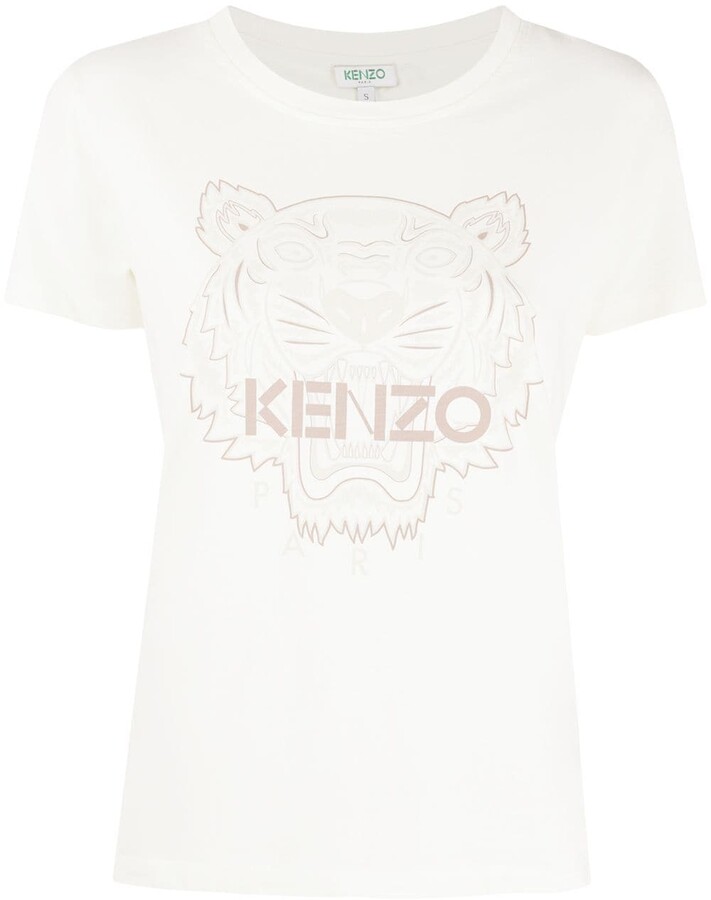 pink and white kenzo shirt