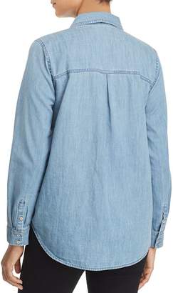Eileen Fisher Chambray Button-Down Top