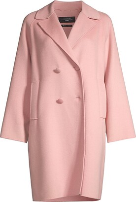 Weekend Max Mara Rivetto Double-Breasted Wool-Blend Coat