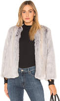 Thumbnail for your product : Krisa Camila Faux Fur Jacket