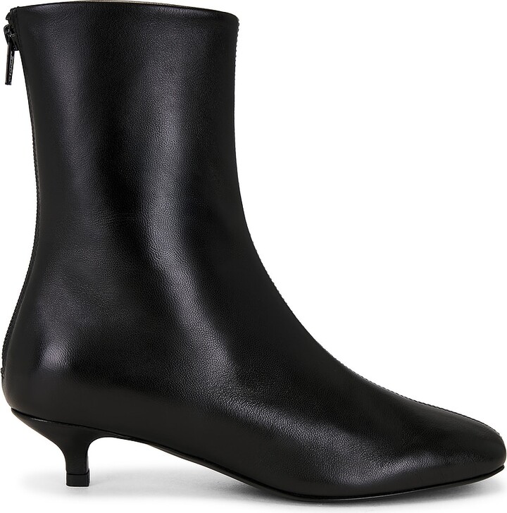 Totême Day Nappa Ankle Boots in Black