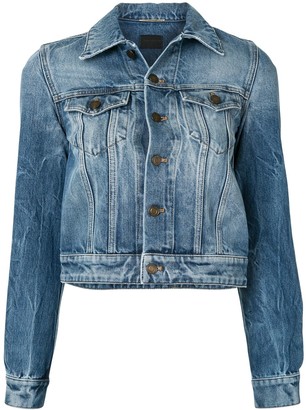 saint laurent denim jacket womens