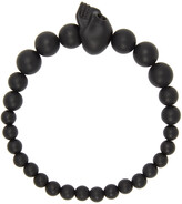 Thumbnail for your product : Alexander McQueen Black Skull Ball Bracelet