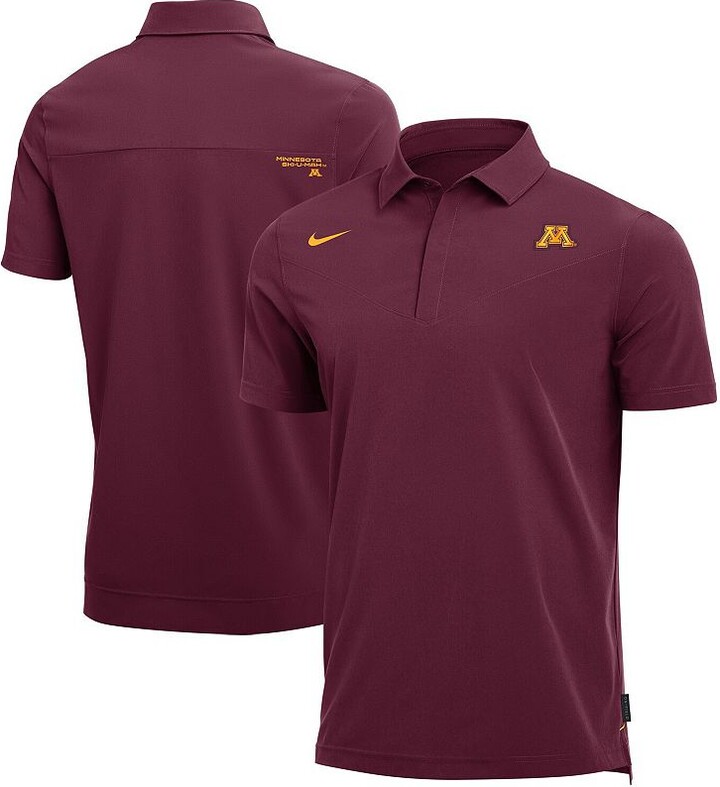 Men's Nike Maroon Minnesota Golden Gophers 2021 Coaches Performance Polo