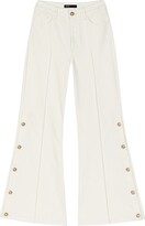 Wide Trousers With Buttoned Sides 