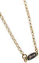 Thumbnail for your product : Foundrae navy blue and yellow gold dream adjustable sequence necklace