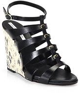 Thumbnail for your product : Diane von Furstenberg Wave Open Back Wedge Sandals