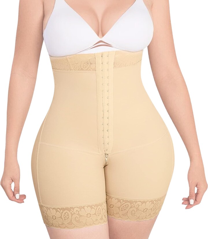 LadySlim by NuvoFit 005 Fajas Colombianas Reductoras y Moldeadoras  Postparto de Mujer Slimming Butt Lifter Girdle for Women