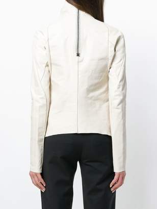 Isaac Sellam Experience high collar leather jacket