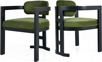 Ivy Bronx Indoor Upholstered Wood Dining Chair(Set Of 2)