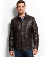 Thumbnail for your product : HUGO BOSS Glaver Leather Jacket