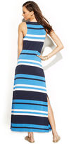 Thumbnail for your product : INC International Concepts Sleeveless Striped Maxi Dress