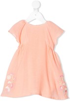 Thumbnail for your product : Chloé Children Floral Embroidery Flared Dress