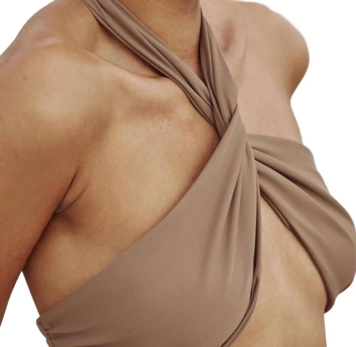 JADE SWIM Helix Top In Nude
