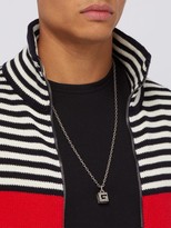 Thumbnail for your product : Gucci G-motif Sterling-silver Necklace - Silver