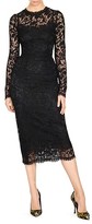 Thumbnail for your product : Dolce & Gabbana Long-Sleeve Lace Dress