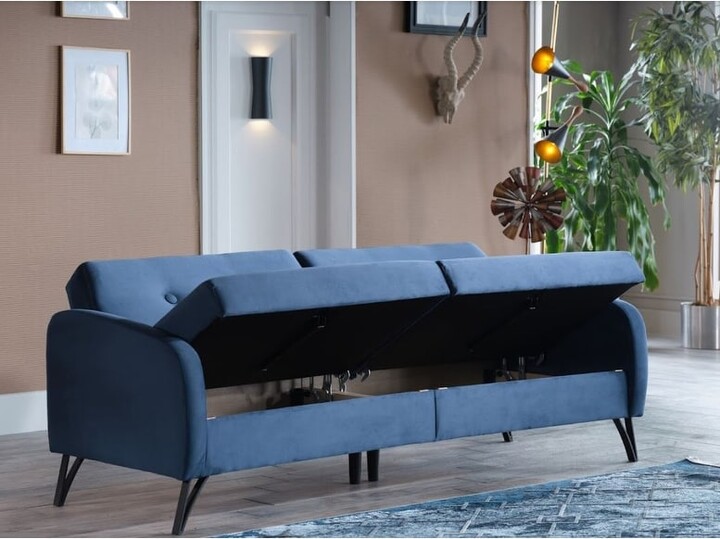 Bellona USA Juniper Sleeper Sofa in a Box with Storage and Performance
