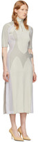 Thumbnail for your product : GmbH Off-White Wool Awra Three-Tone Dress