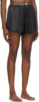 Thumbnail for your product : Versace Underwear Black Greca Boxer Shorts